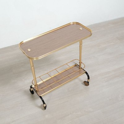 Mid-Century Bar Cart Coffee Table from MB, Italy, 1960s-XSG-2024533