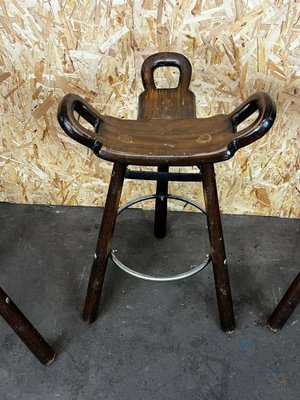 Mid-Century Bar Stools Attributed to Carl Malmsten, Sweden, Set of 4-EJL-1279411