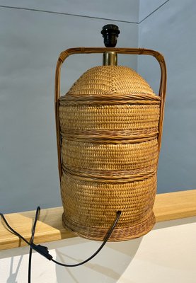 Mid-Century Basket Table Lamp, 1960s-OPE-1765206