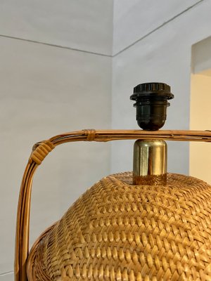 Mid-Century Basket Table Lamp, 1960s-OPE-1765206