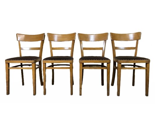 Mid-Century Bauhaus Chairs, 1950s, Set of 4-EJL-1322961