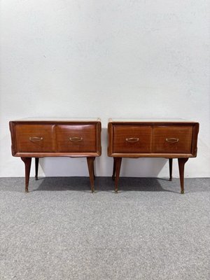 Mid-Century Bedside Tables by Gio Ponti, 1950s, Set of 2-BRT-2019925