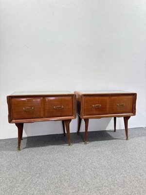 Mid-Century Bedside Tables by Gio Ponti, 1950s, Set of 2-BRT-2019925