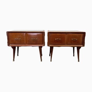 Mid-Century Bedside Tables by Gio Ponti, 1950s, Set of 2-BRT-2019925