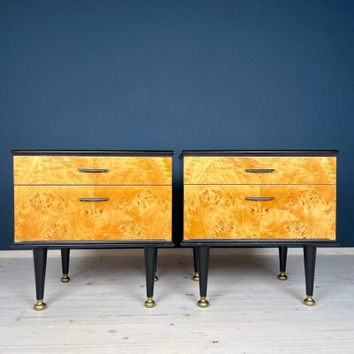 Mid-Century Bedside Tables, Former Yugoslavia, 1970s, Set of 2-WQC-1755138