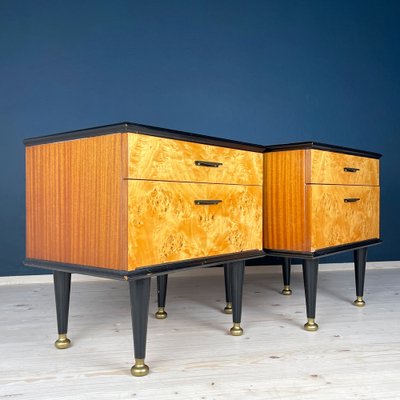 Mid-Century Bedside Tables, Former Yugoslavia, 1970s, Set of 2-WQC-1755138