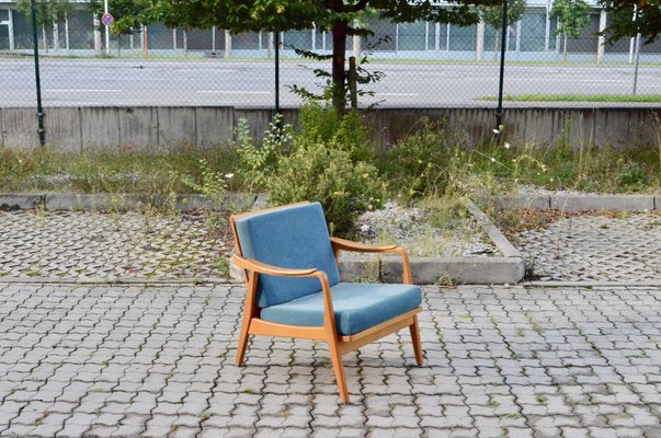 Mid-Century Beech and Ash Armchair from Gustav Bergmann Möbel, 1960s-UF-1382360