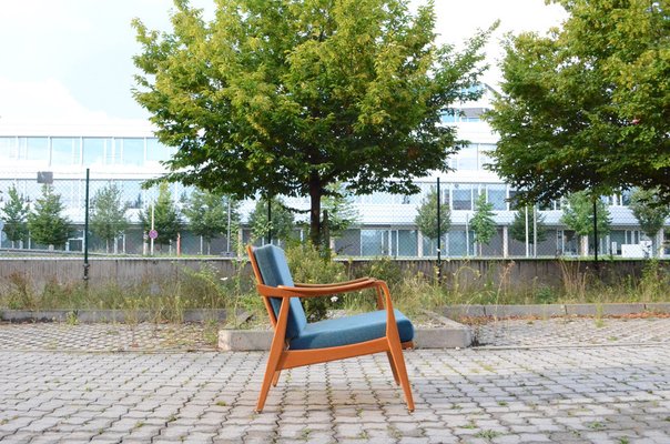 Mid-Century Beech and Ash Armchair from Gustav Bergmann Möbel, 1960s-UF-1382360