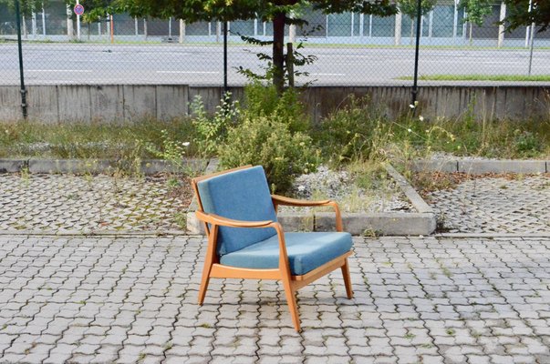 Mid-Century Beech and Ash Armchair from Gustav Bergmann Möbel, 1960s-UF-1382360