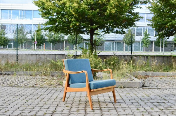 Mid-Century Beech and Ash Armchair from Gustav Bergmann Möbel, 1960s-UF-1382360