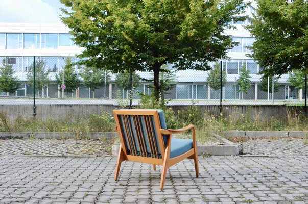 Mid-Century Beech and Ash Armchair from Gustav Bergmann Möbel, 1960s-UF-1382360