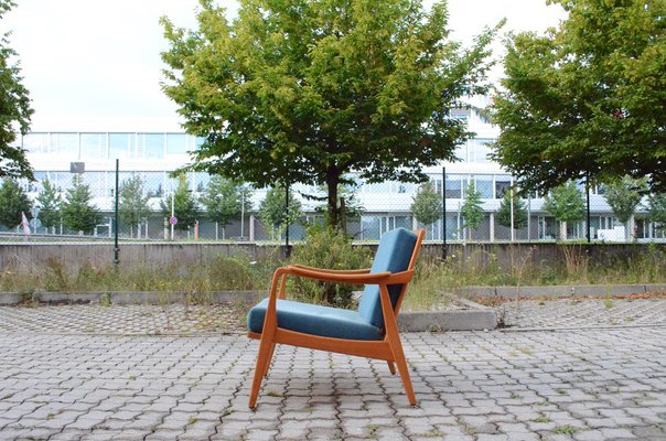 Mid-Century Beech and Ash Armchair from Gustav Bergmann Möbel, 1960s-UF-1382360