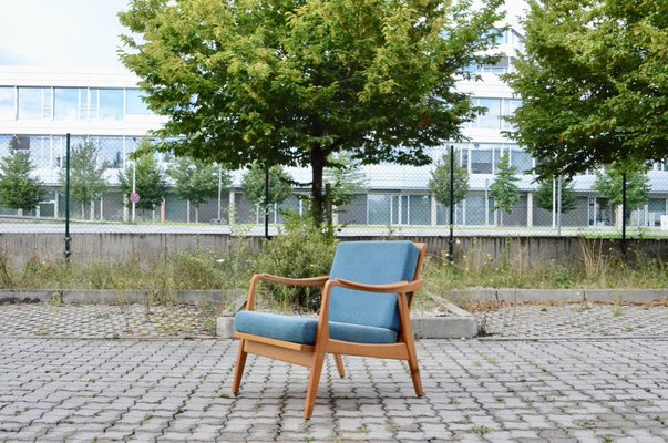 Mid-Century Beech and Ash Armchair from Gustav Bergmann Möbel, 1960s-UF-1382360