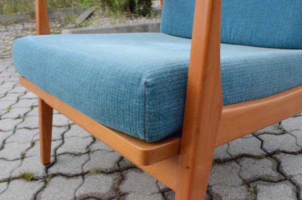 Mid-Century Beech and Ash Armchair from Gustav Bergmann Möbel, 1960s-UF-1382360