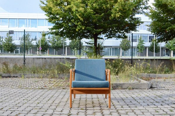 Mid-Century Beech and Ash Armchair from Gustav Bergmann Möbel, 1960s-UF-1382360