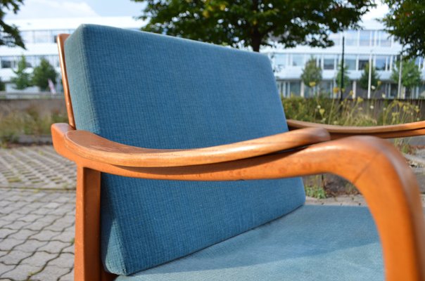 Mid-Century Beech and Ash Armchair from Gustav Bergmann Möbel, 1960s-UF-1382360