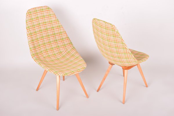 Mid-Century Beech Armchairs, 1950s, Set of 2-WHY-1780479