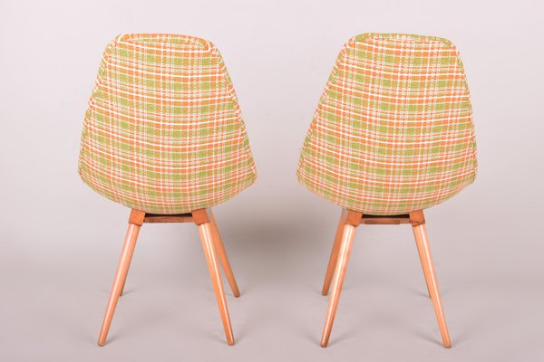 Mid-Century Beech Armchairs, 1950s, Set of 2-WHY-1780479