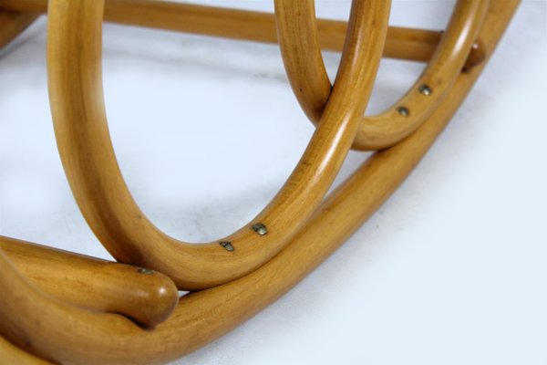 Mid-Century Beech Bentwood Rocking Chair from Ton, 1960s-WVS-998225