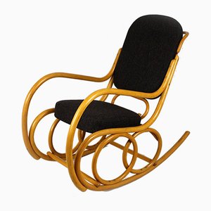 Mid-Century Beech Bentwood Rocking Chair from Ton, 1960s-WVS-998225