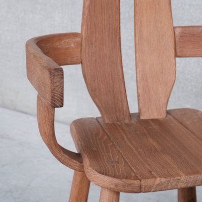 Mid-Century Belgian Brutalist Oak Armchair by De Puydt-JRP-1173152