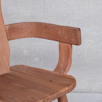 Mid-Century Belgian Brutalist Oak Armchair by De Puydt-JRP-1173152