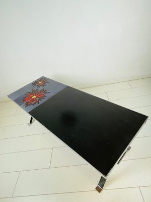 Mid-Century Belgian Ceramic Tile Adri Coffee Table from Belarti, 1960s-WQJ-1275287