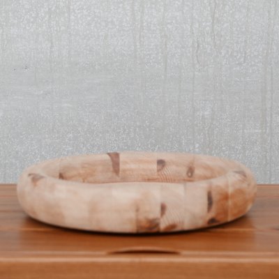 Mid-Century Belgian Pine Wood Bowl-JRP-1077108