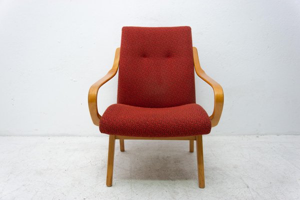 Mid-Century Bentwood Armchairs by Jaroslav Smidek for Thonet, 1960s, Set of 2-HXT-778463