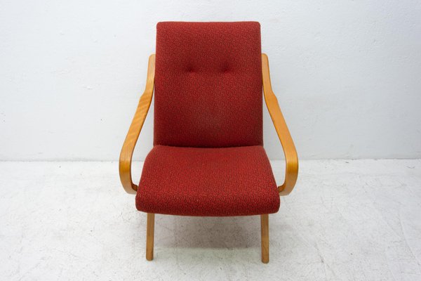 Mid-Century Bentwood Armchairs by Jaroslav Smidek for Thonet, 1960s, Set of 2-HXT-778463