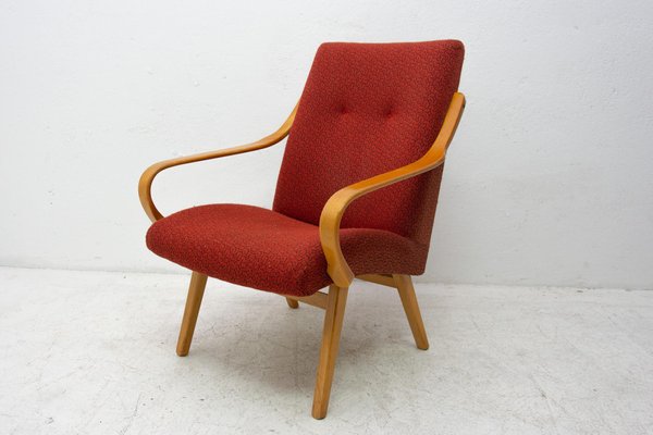 Mid-Century Bentwood Armchairs by Jaroslav Smidek for Thonet, 1960s, Set of 2-HXT-778463