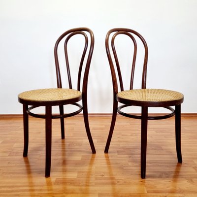 Mid-Century Bentwood Bistro or Dining Chairs, Italy, 1960s, Set of 2-PUG-2022931