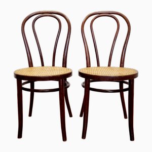 Mid-Century Bentwood Bistro or Dining Chairs, Italy, 1960s, Set of 2-PUG-2022931