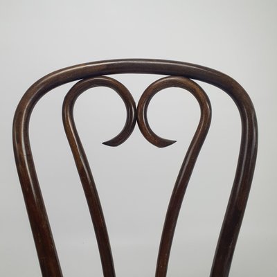 Mid-Century Bentwood & Cane Dining Chairs by Michael Thonet for ZPM Radomsko, 1960s, Set of 4-RMX-782855