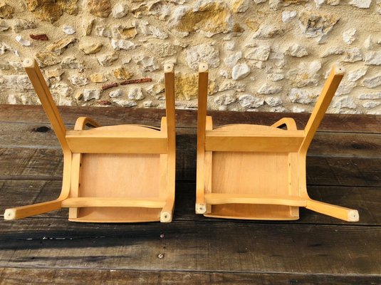 Mid-Century Bentwood Children Chairs, Set of 2-OJT-1176665