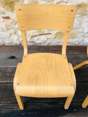 Mid-Century Bentwood Children Chairs, Set of 2-OJT-1176665