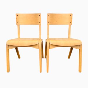 Mid-Century Bentwood Children Chairs, Set of 2-OJT-1176665