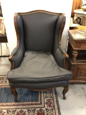 Mid-Century Bergère Lounge Chair-BNU-859487