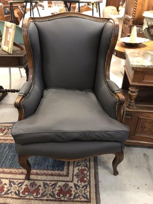 Mid-Century Bergère Lounge Chair-BNU-859487