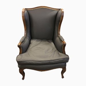 Mid-Century Bergère Lounge Chair-BNU-859487