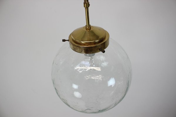 Mid-Century Big Glass Pendant by Kamenicky Senov, 1970s-TZ-1351390