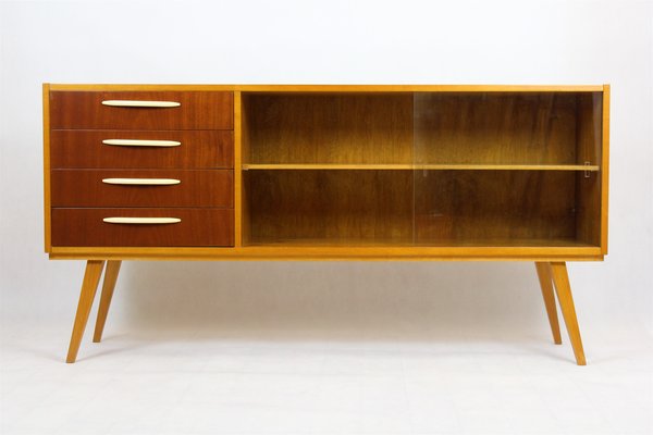 Mid-Century Birch and Mahogany Sideboard, 1960s-WVS-639423