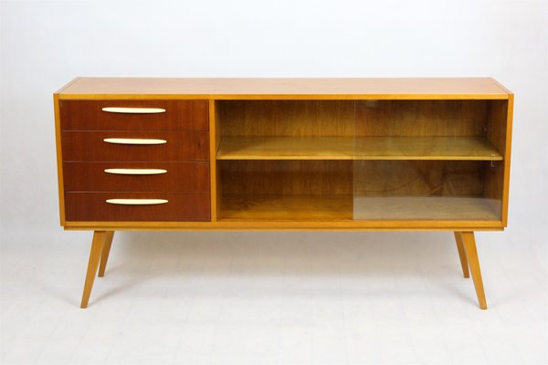 Mid-Century Birch and Mahogany Sideboard, 1960s-WVS-639423