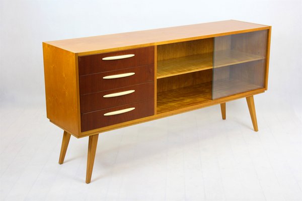 Mid-Century Birch and Mahogany Sideboard, 1960s-WVS-639423