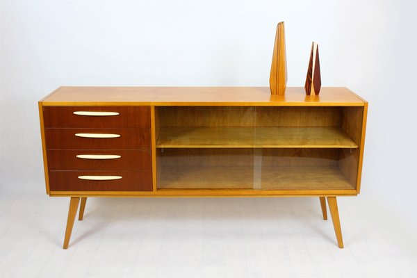 Mid-Century Birch and Mahogany Sideboard, 1960s-WVS-639423