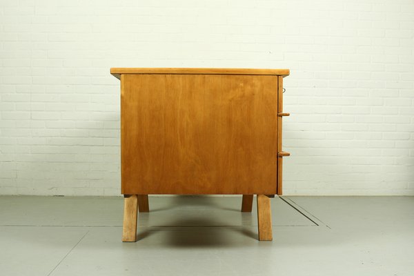 Mid-Century Birch EB04 Pastoe Desk by Cees Braakman, 1950s-ZA-1409196