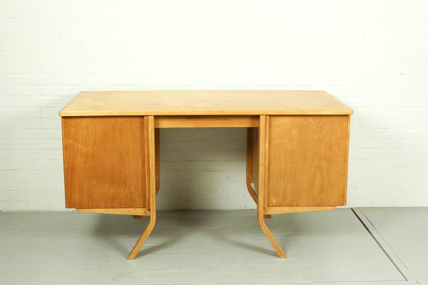 Mid-Century Birch EB04 Pastoe Desk by Cees Braakman, 1950s-ZA-1409196