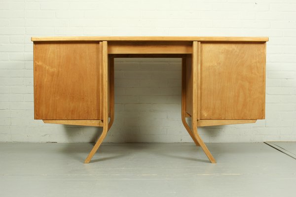 Mid-Century Birch EB04 Pastoe Desk by Cees Braakman, 1950s-ZA-1409196