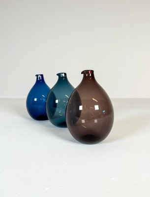 Mid-Century Bird Bottles or Vases by Timo Sarpaneva, Set of 3-UYK-1151601