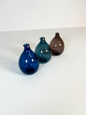 Mid-Century Bird Bottles or Vases by Timo Sarpaneva, Set of 3-UYK-1151601